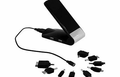 Advanced Pro Universal Desktop Charger / Holder With 9 interchangeable connectors (Compatible With Apple / Blackberry / HTC / LG / Motorola / Nokia and Many More)