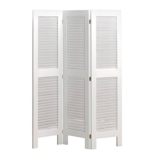 Accompaniment to the Belgravia White Painted Range White Painted 3 Panel Screen