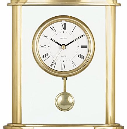 Acctim 36358 Welwyn Mantel Clock, Gold