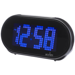 Autoset Radio Controlled Dot Matrix Alarm Clock