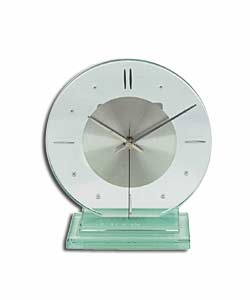Paris Glass Mantle Clock