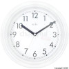 Stratford Silver Grey Kitchen Clock With
