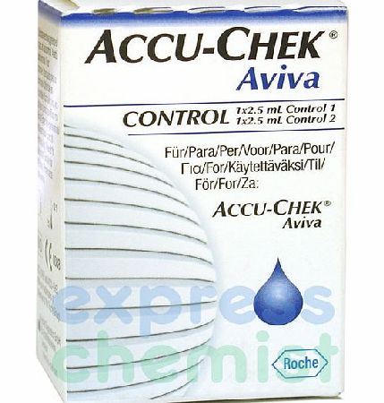accu-chek Aviva Auto Control Solution 2 x 4ml