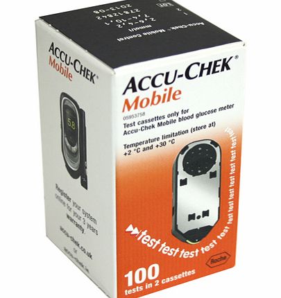 accu-chek Mobile Blood Test 2 Casettes