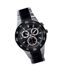 accurist Gents Stainless Steel Chronograph Bracelet Watch
