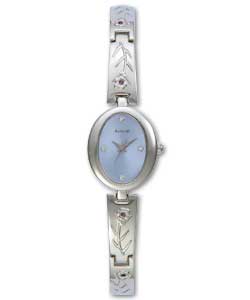 Accurist Ladies Palladium Plated Bracelet Watch