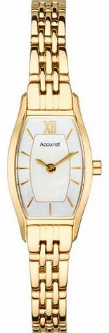 Accurist Ladies Quartz Watch With Silver Dial Analogue Display And Stainless Steel Plated Bracelet LB1280PX