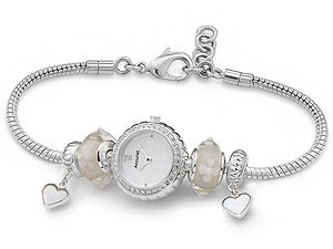 SL1405 Charmed Sterling Silver Bracelet