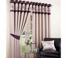 Calla Embroidered Border Ring Top Curtains