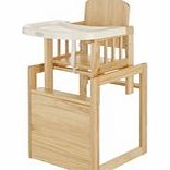 ACE Cube Wooden Highchair - Natural