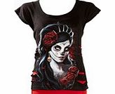 ACE Day Of The Dead 2-In-1 Ripped T-Shirt