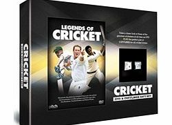Legends Of Cricket DVD  Cufflinks Gift Set
