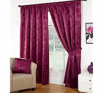 Milano 3quote; Tape Top Lined Curtains With