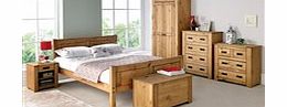 Oxford Pine 1 Drawer Bedside Table