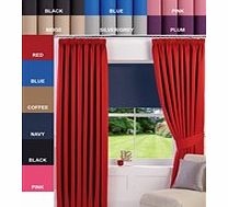 ACE Pair Of Soft Thermal Blackout Curtains With Tie