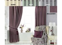 Paris Woven Ribbed Ring Top Curtains