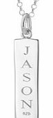 Personalised - Gents Silver Ingot 18quote;