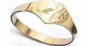 Personalised 9ct Gold Maids Signet Ring