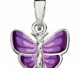 Purple Butterfly Pendant