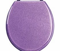 ACE Purple Glitter Toilet Seat