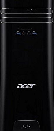Acer  Aspire Desktop PC with Built-in WiFi - Black (AMD A10-7800 APU - Quad-core - 3.0 GHz / 3.5 GHz with Turbo Core - 4 MB cache, 8GB RAM, 2TB HDD, DVD/RW, Bluetooth, HDMI, VGA, SD memory card reader,