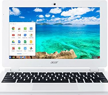 Acer Aspire CB3-111 11.6-inch Chromebook (White) - (Intel Celeron N2830 2.16GHz, 2GB RAM, 16GB eMMC, Integrated Graphics, Google Chrome)
