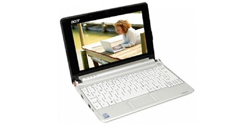 Acer Aspire One AOA150-BGw- 1GB-160GB-3G -White