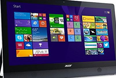 Acer Aspire U5-620 23.6-inch Full HD All in One Desktop PC (Intel Core i5-4200M 2.5GHz, 8GB RAM, Dedicated GeForce GTX 850M 2GB Graphics, 1TB HDD, HDMI, VGA, USB 3.0, Wi-Fi, Windows 8.1) Grey/Black