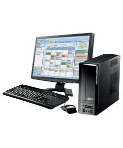 acer ASX1700 Desktop PC with 19in Widescreen Monitor