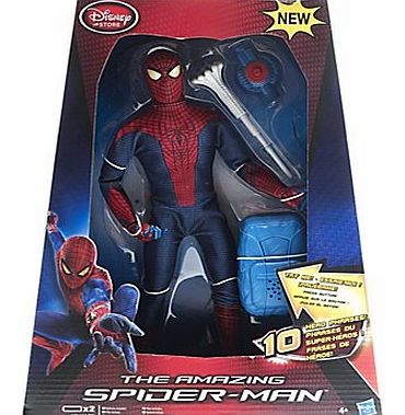 Spider-Man Web Blast Figurine, Includes firing web launcher and removable accessories