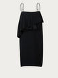 ACNE DRESSES BLACK 38 FR ACNE-U-MANTEL