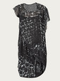 acne dresses black white