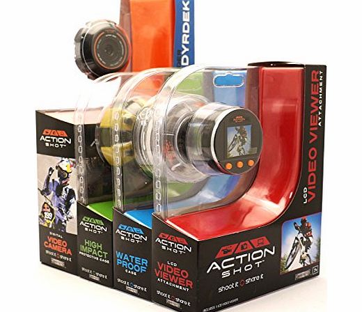 Action Shot Digital Video Head Camera amp; Accessories Bundle