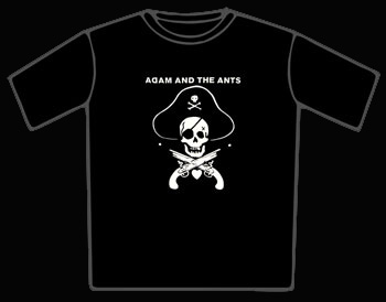 Adam & The Ants Jolly Roger T-Shirt