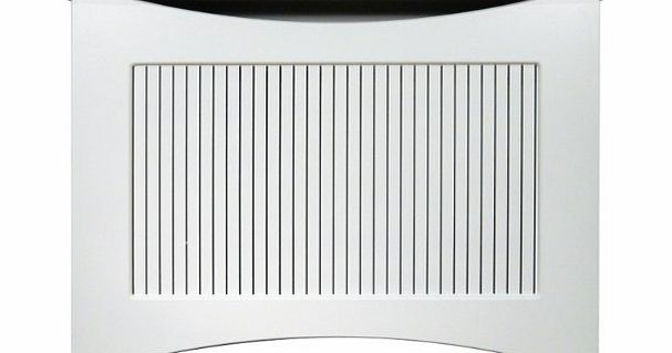 Adam Decorative Wave Radiator Cover - White - Medium