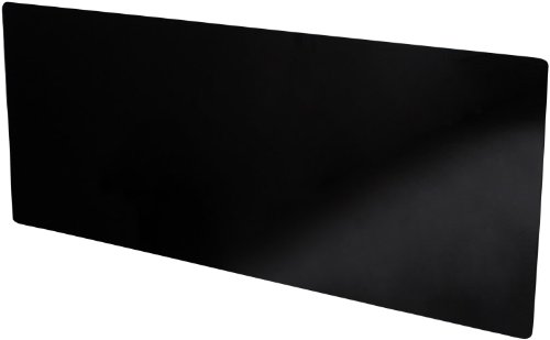 Adam The Vitreo Black Glass Radiator Cover Large (1600 mm)