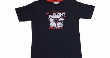 Adams Boys Navy Flight T-Shirt L11/D9