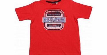 Adams Boys Orange Flight T-Shirt L10/E11