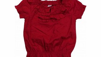 Adams Girls Red Top with Embroidery L3/E10