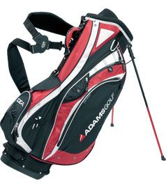STAND CARRY GOLF BAG Black/Red/White