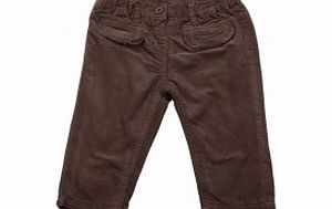 Adams Toddler Girls Brown Lined Cords B7 L8/C4