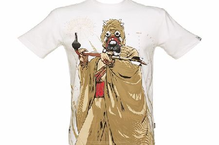 Mens White Dune Warrior Star Wars T-Shirt
