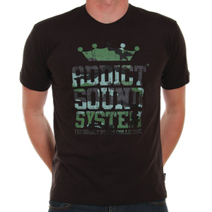 Addict Sound System Tee shirt - Black