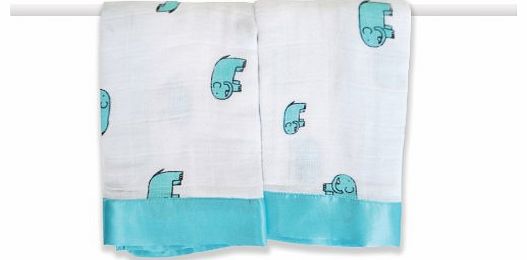 Aden   Anais  Declan Elephant Issie Security Blanket (Pack of 2)