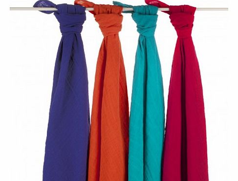 Maxi Swaddles in 4 matching colours `One size