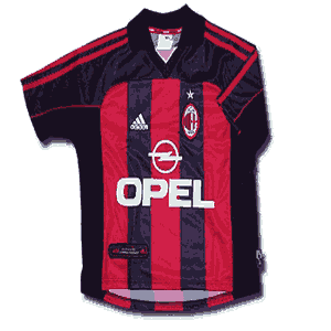 00-02 AC Milan Home shirt - boys