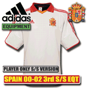 Adidas 00-02 Spain 3rd shirt - Equipment version