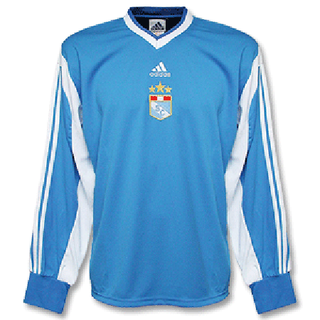 Adidas 01-02 Sporting Cristal Home L/S Shirt (No Sponsor)