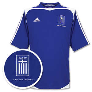 Adidas 04-05 Greece H S/S   Euro 2004 Winners Emb.