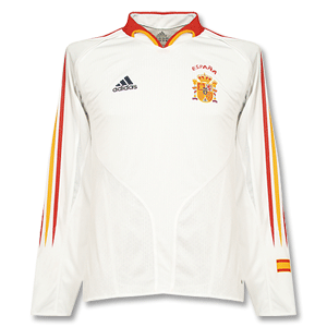 Adidas 04-05 Spain Away L/S Shirt - Authentic